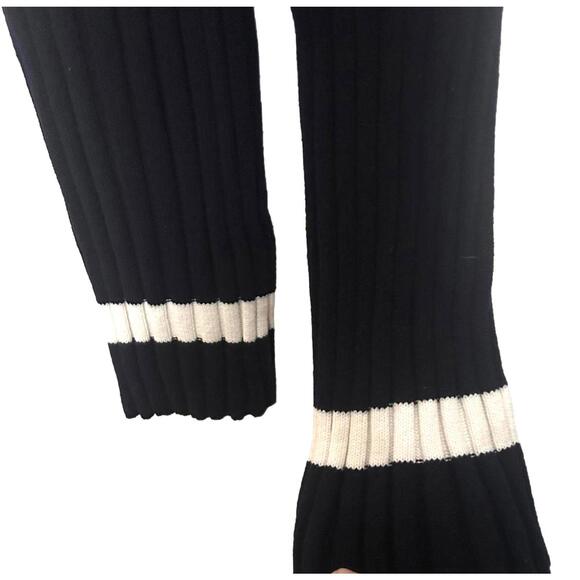 Sincerely Jules Navy/White Ribbed Crewneck Pullover Sweater Set Women's Small - Picture 9 of 9